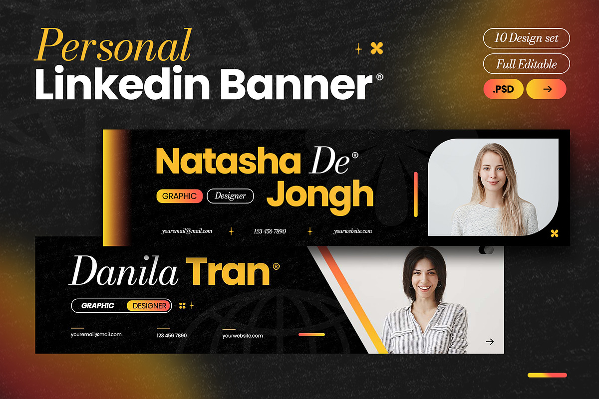 Dave - Personal LinkedIn Banner, a Social Media Template by Inviline.co (Photo 1 of 7)