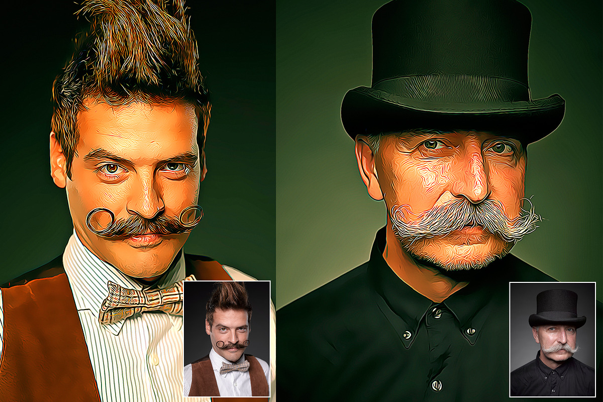 POP Oil Painting Effect, an Action Add-On by U_Design (Photo 2 of 7)