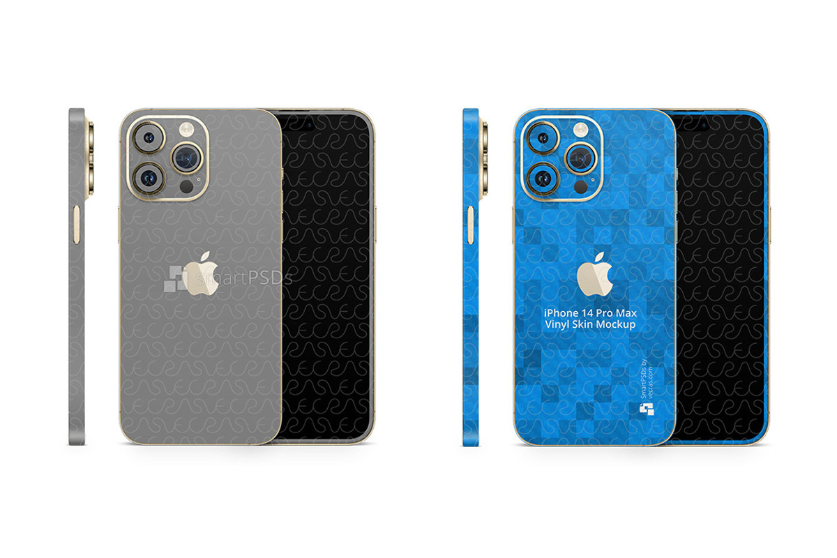 iPhone 14 Pro Max (2022) PSD Skin, a Product Mockup by VecRas (Photo 5 of 5)