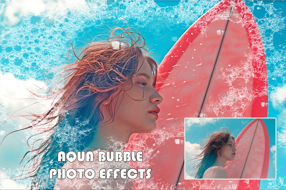 Aqua Bubble Photo Effects, an Action Add-On by 3d_model_tifotizi (Photo 1 of 2)