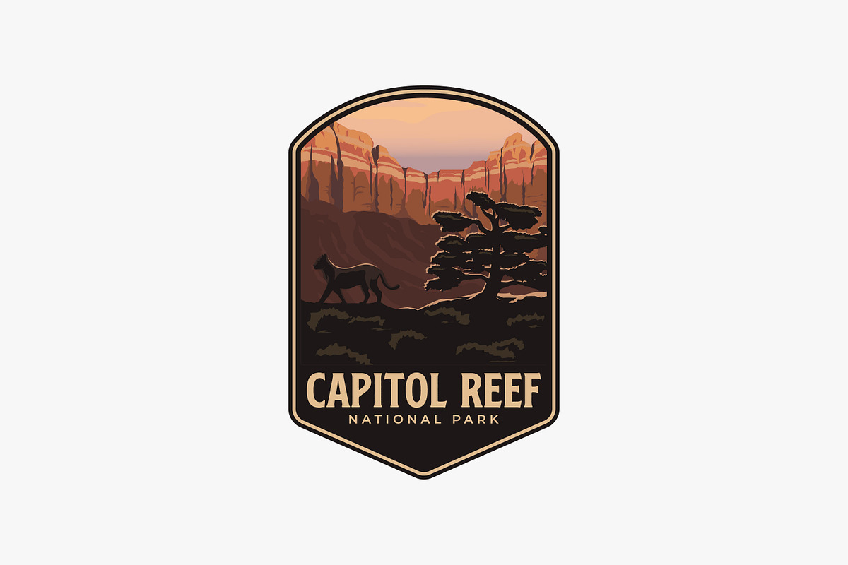 Capitol Reef National Park logo, a Branding & Logo Template by DOMHOUZE