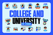 Animated College and University, an Emoji Icon by Prosymbols (Thumbnail 1 of 4)