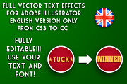 Illustrator Vector Text Effects, an Action Add-On by FourLeafLover (Thumbnail 2 of 5)