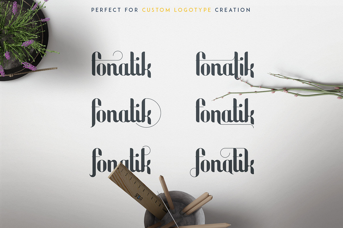 Fonatik Display font + Extras, a Sans Serif Font by VP Fonts (Photo 10 of 21)