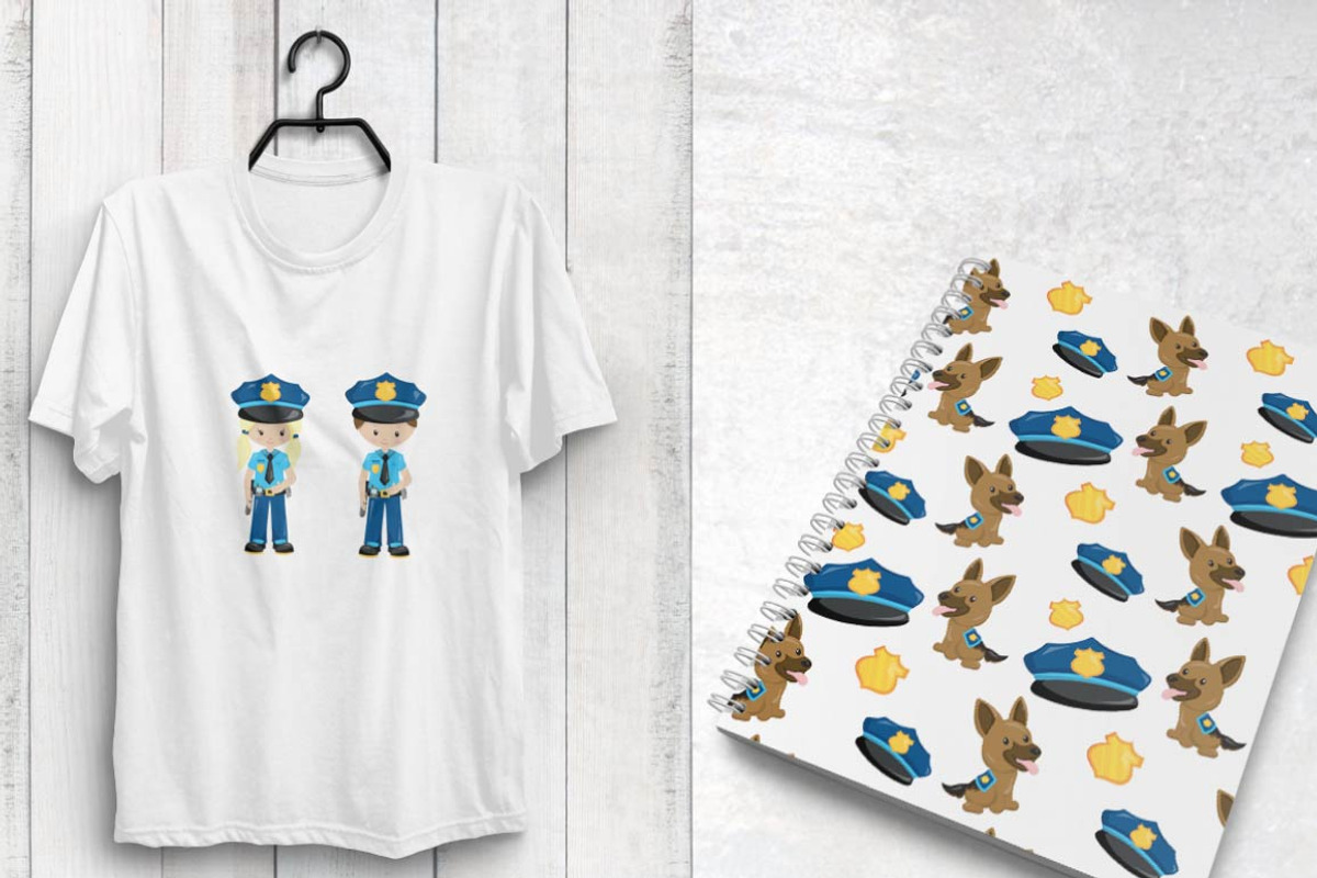 POLICE Pattern collection, a Pattern Graphic by PrettyPatterns