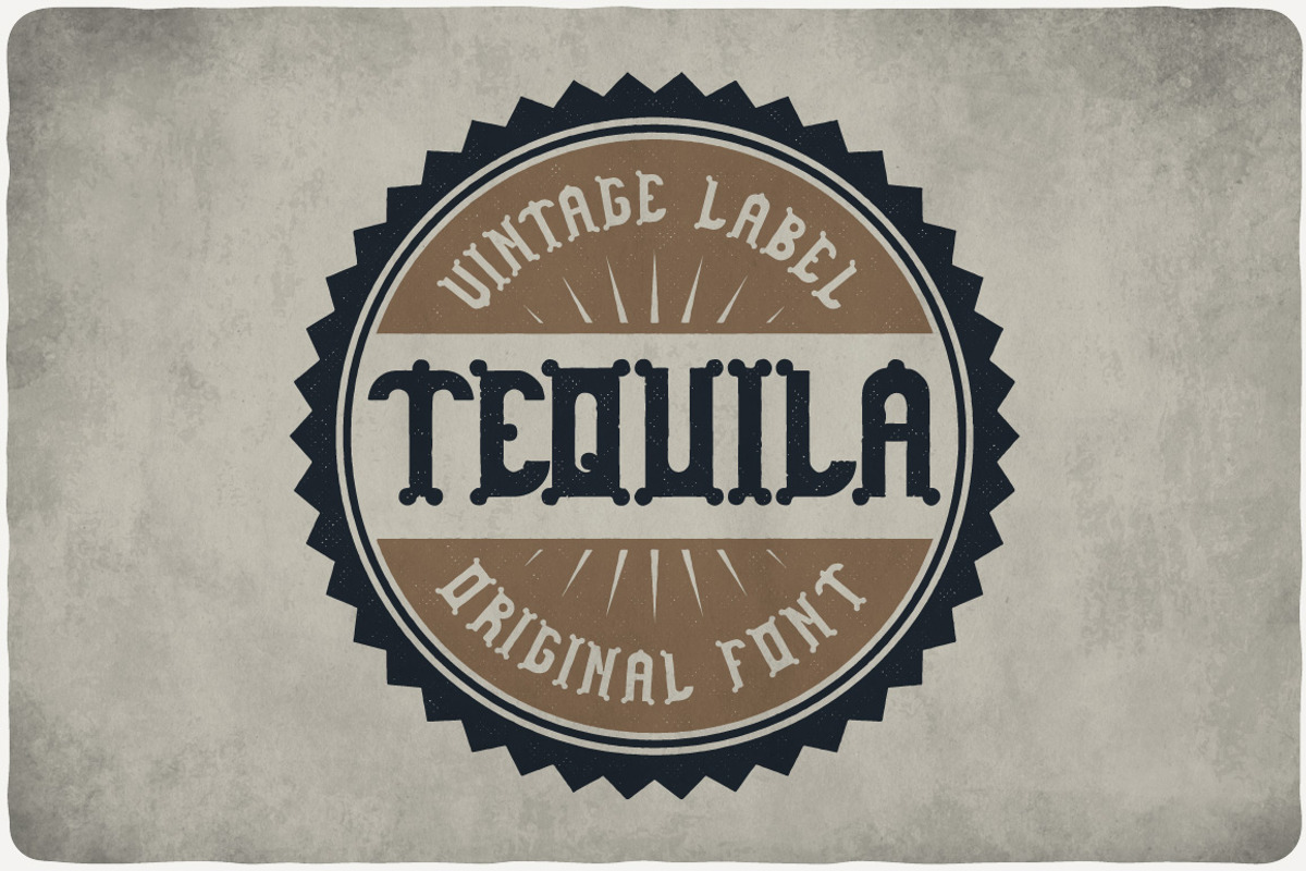 Tequila Typeface preview 3