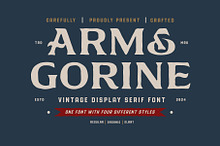 Arm & Gorine - Vintage Display Serif