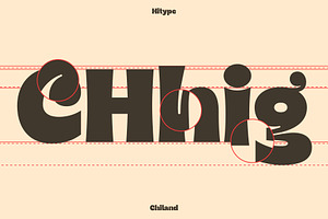 Chiland Display Typeface - Hitype