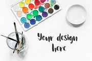 Watercolor Mockups, a Product Mockup by Ale Estrada (Thumbnail 5 of 5)