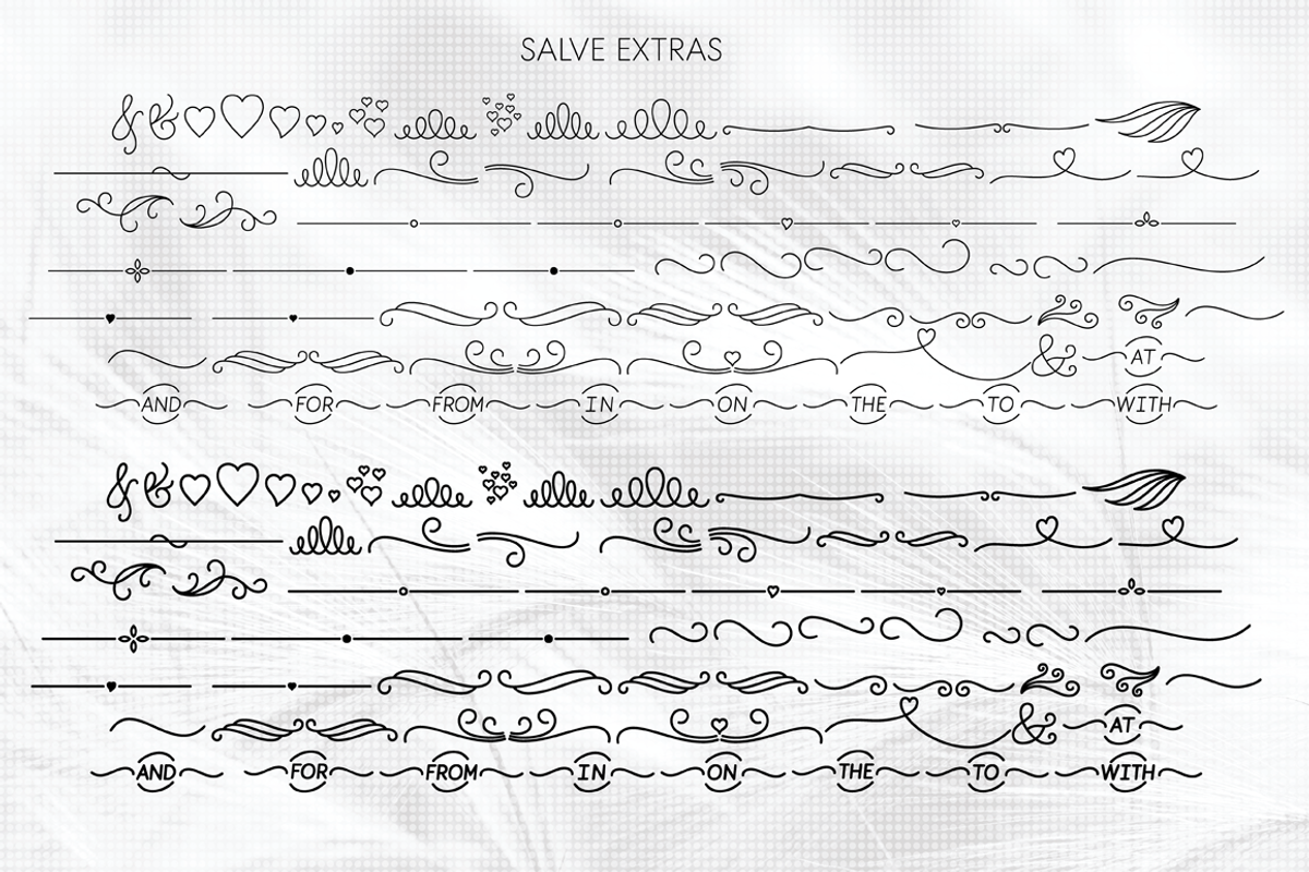 Salve Font Collection preview 5