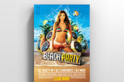 Summer Party Flyers Bundle, a Flyer Template by CREATIVE DUDE (Thumbnail 5 of 18)