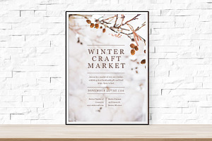 Winter Themed Flyer Template