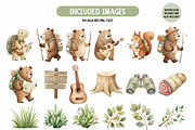 Adventure Camping Clipart Bundle, a Person Illustration by TatiMockup (Thumbnail 4 of 8)