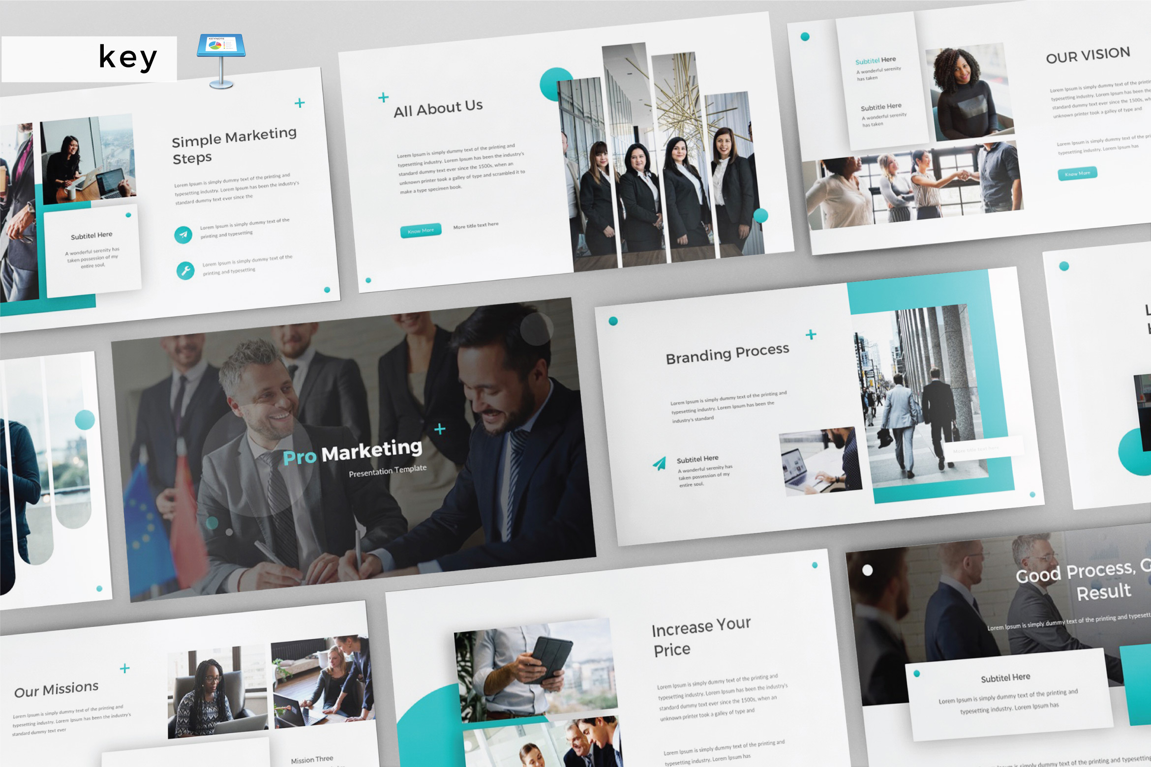 PRO MARKETING - Keynote Template, a Presentation Template by Shafura