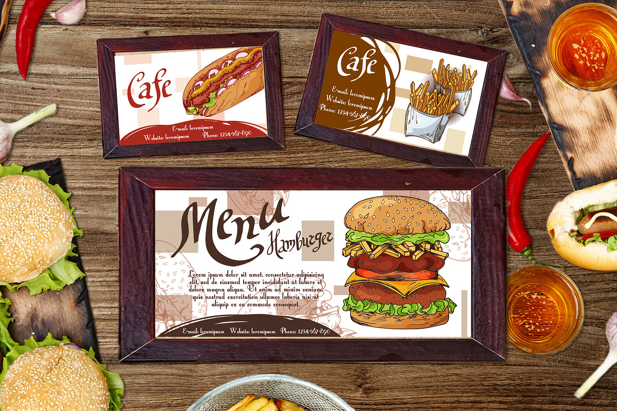 Fast Food-clipart+menu, a Food Illustration by Astarte_design (Photo 4 of 7)