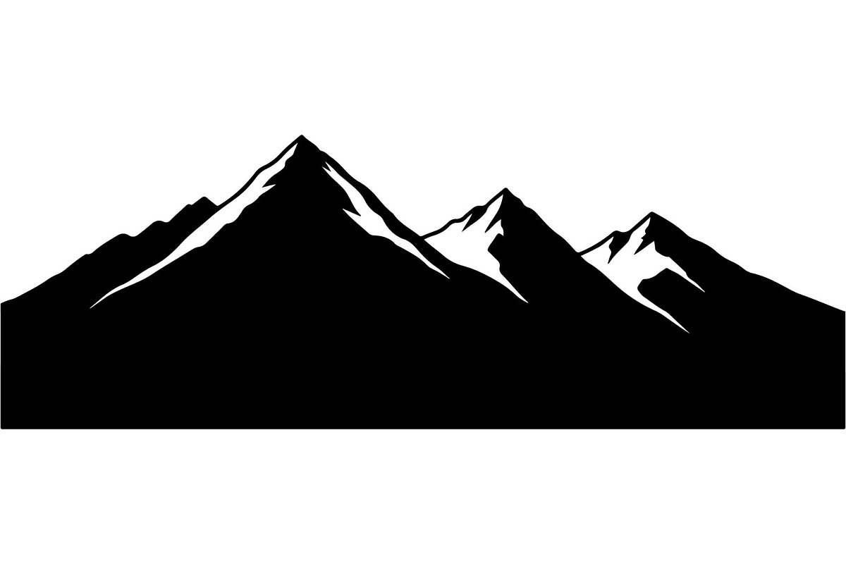 Mountain Landscape Silhouette, a Decorative Illustration by Designer_Momina (Photo 2 of 19)