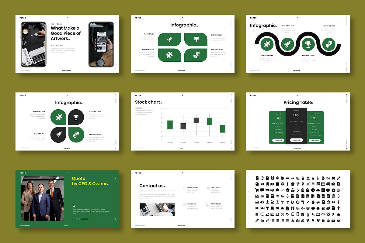 Peter - Business Google Slide, a Presentation Template by Dens Creative Studio (Photo 5 of 6)