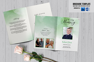 Printable Funeral Program Template