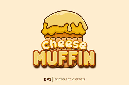 Cheese Muffin Text Effect