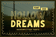 Hollow Dreams • Handwritten Font Duo, a Handwritten Font by Nonceni (Thumbnail 1 of 20)