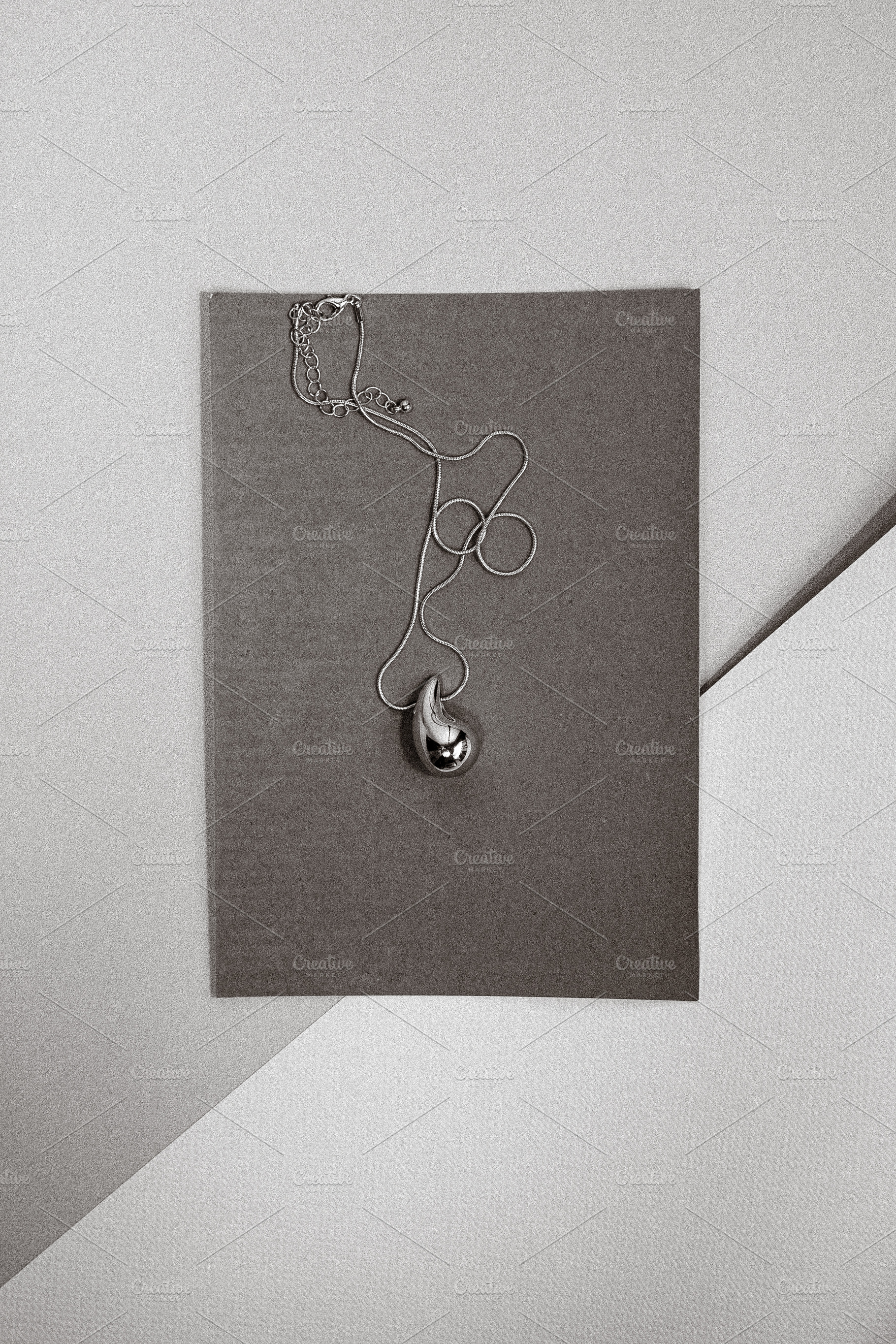 Elegant silver pendant necklace, a Beauty & Fashion Photo by Edalin's Store