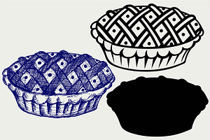 Apple pie SVG