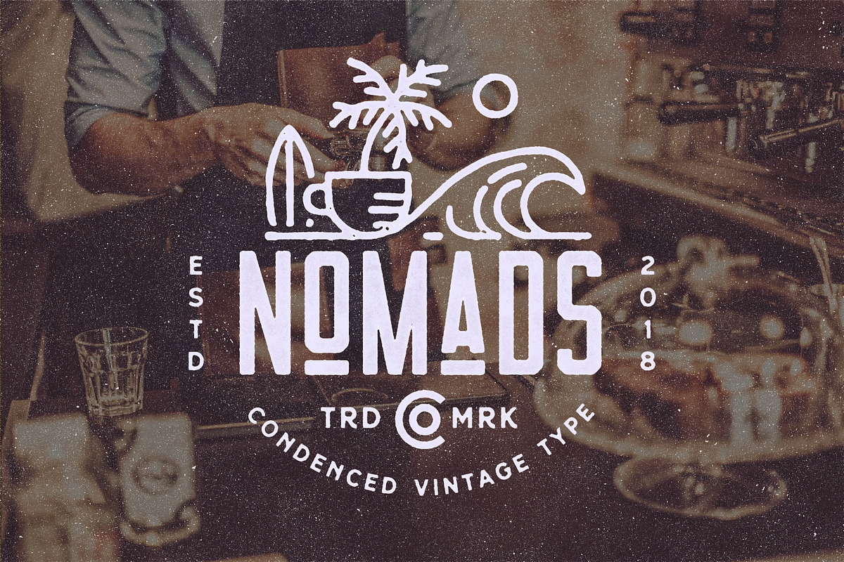 Nomads -The Farmer Original Typeface, a Sans Serif Font by Kaligra.co (Photo 13 of 13)