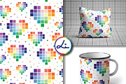 Rainbow Digital Paper Pack, a Pattern Graphic by lindoet23 (Thumbnail 3 of 4)