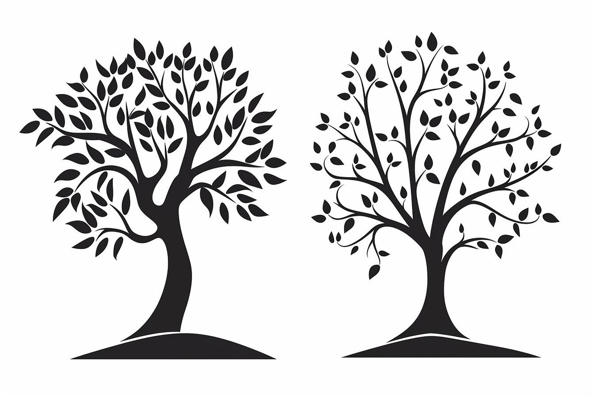 Tree of Life Silhouette Bundle, an Illustration by Designs_River (Photo 2 of 9)