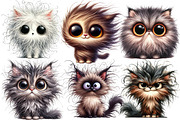 Quirky Crazy Cats Sublimation, an Illustration by Designworld (Thumbnail 4 of 6)