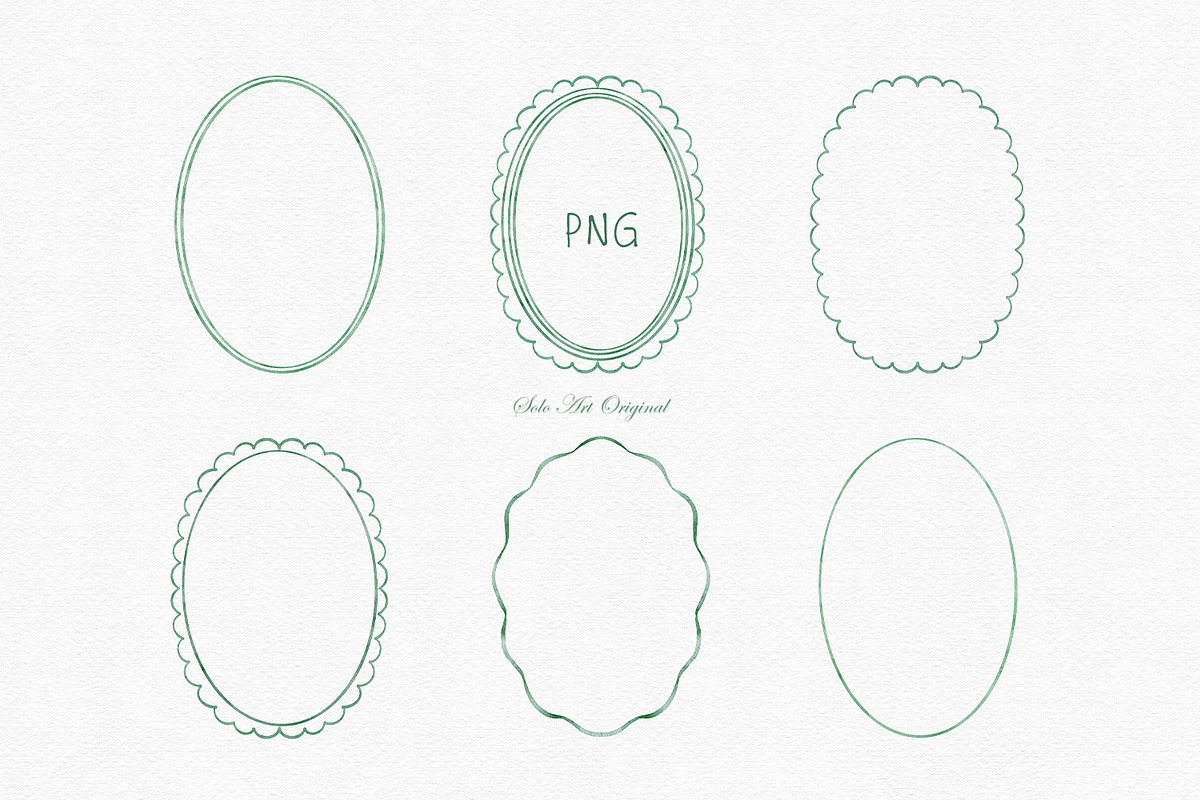Hand-Drawn Whimsical Wavy Frames, a Graphic by Solo Art Original (Photo 3 of 7)