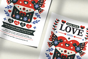 Send Your Love Flyer Template, a Flyer Template by Hole Hope Design (Thumbnail 3 of 5)