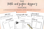 Textile & Surface Designer's Toolbox, a Stationery Template by patternpop studio (Thumbnail 2 of 5)