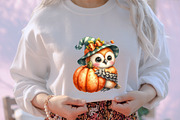 Cute Little Owl Clipart Sublimation, an Illustration by designcity5 (Thumbnail 5 of 5)