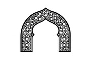 Islamic Arch Window Vector Bundle, an Illustration by yasushie (Thumbnail 18 of 51)