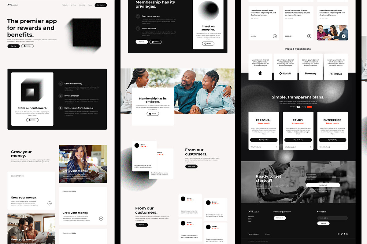 XYZ UI Kit, an UI Kit Template by Bichin (Photo 3 of 4)