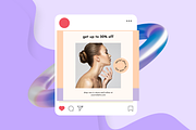 Beauty Social Media Templates, a Social Media Template by Adored Templates (Thumbnail 6 of 10)