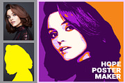 Hope Poster Maker PS action, an Action Add-On by PSD Action (Thumbnail 2 of 15)