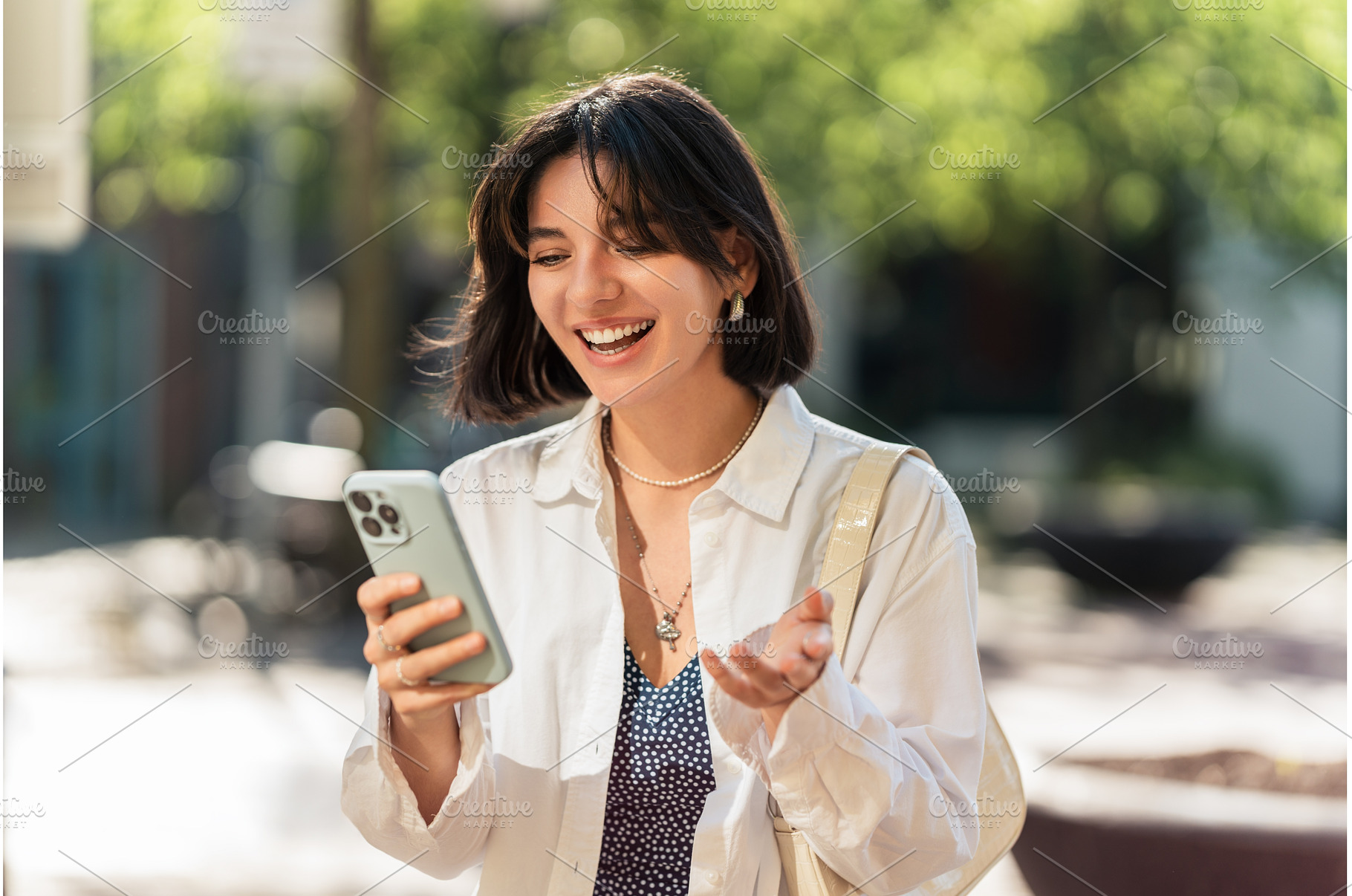 Sharing the happiness and good news, a Person Photo by AD Stock Images