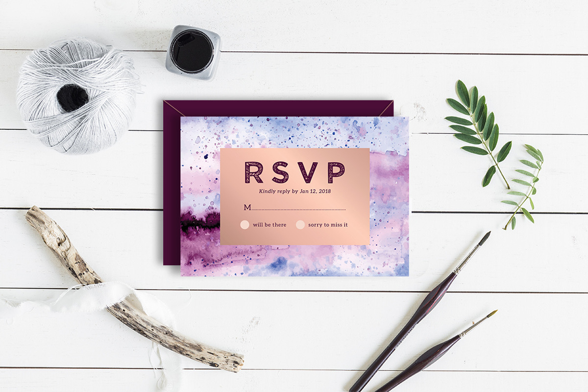 Royal - Wedding Invitation & RSVP, an Invitation Template by wulano (Photo 3 of 3)