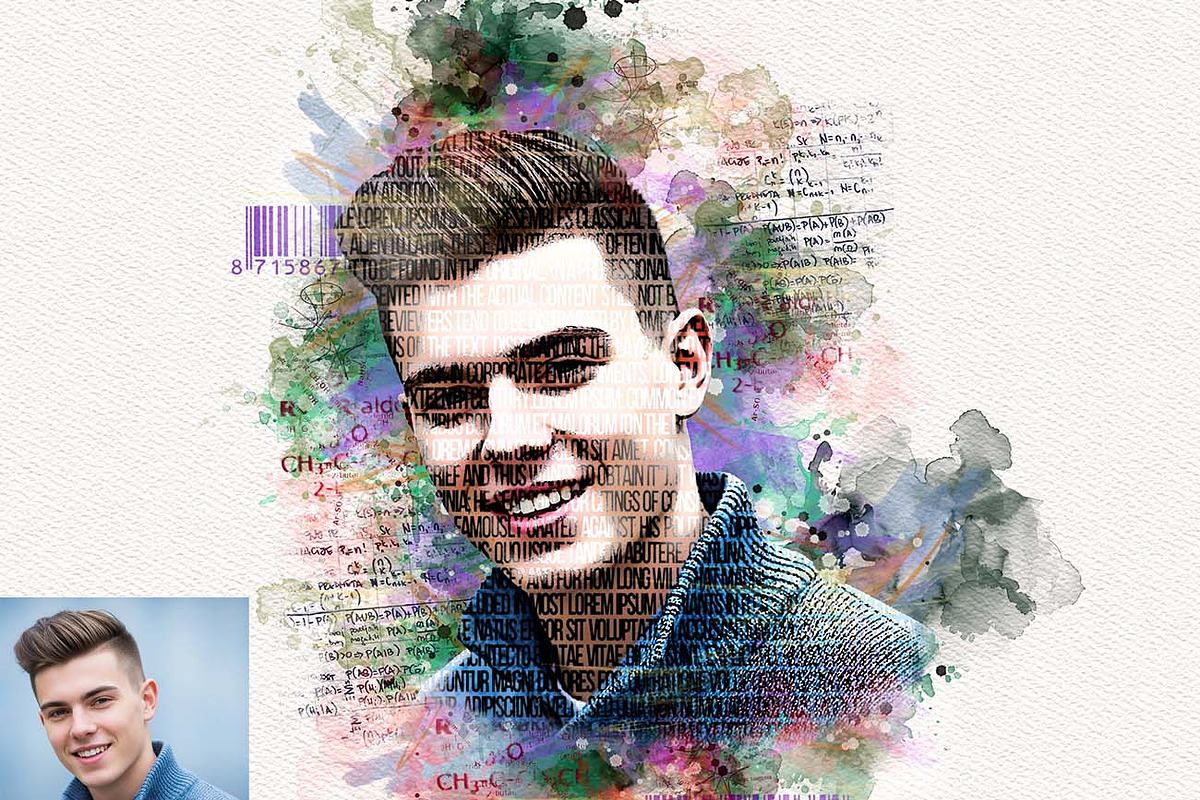 Watercolor Typography FX, an Action Add-On by Studio Retouch (Photo 7 of 13)