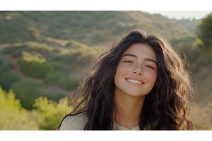 Smiling young 19 year old Hispanic, a Nature Photo by Lermont51