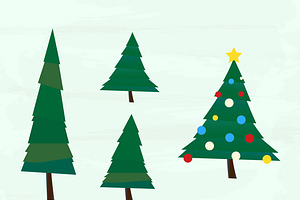 Christmas Tree Vector Pack