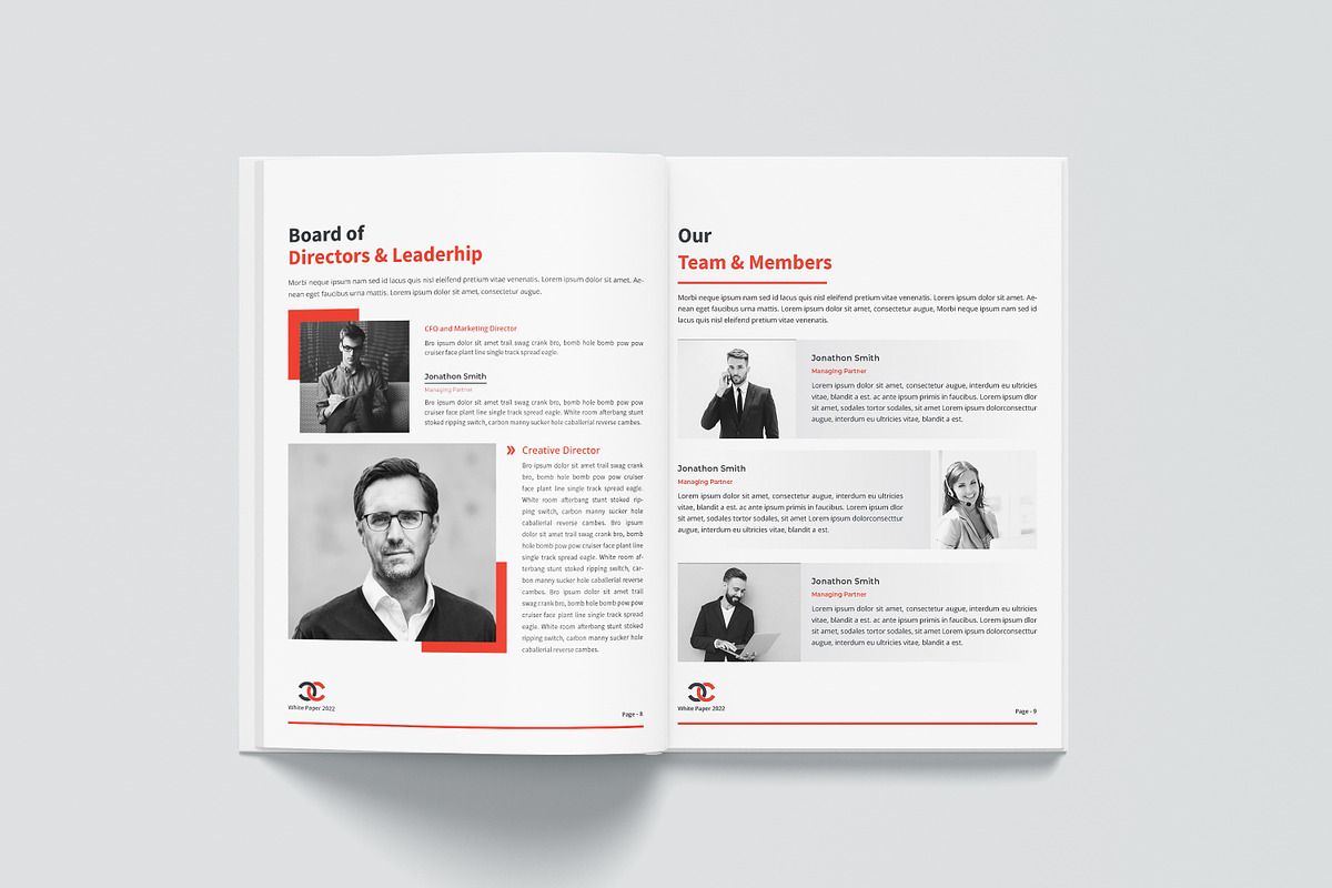 White Paper 16 pages, a Brochure Template by obayes (Photo 10 of 14)