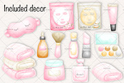Self care Clipart,Spa routine, a Decorative Illustration by Vavavan Artwork (Thumbnail 2 of 3)