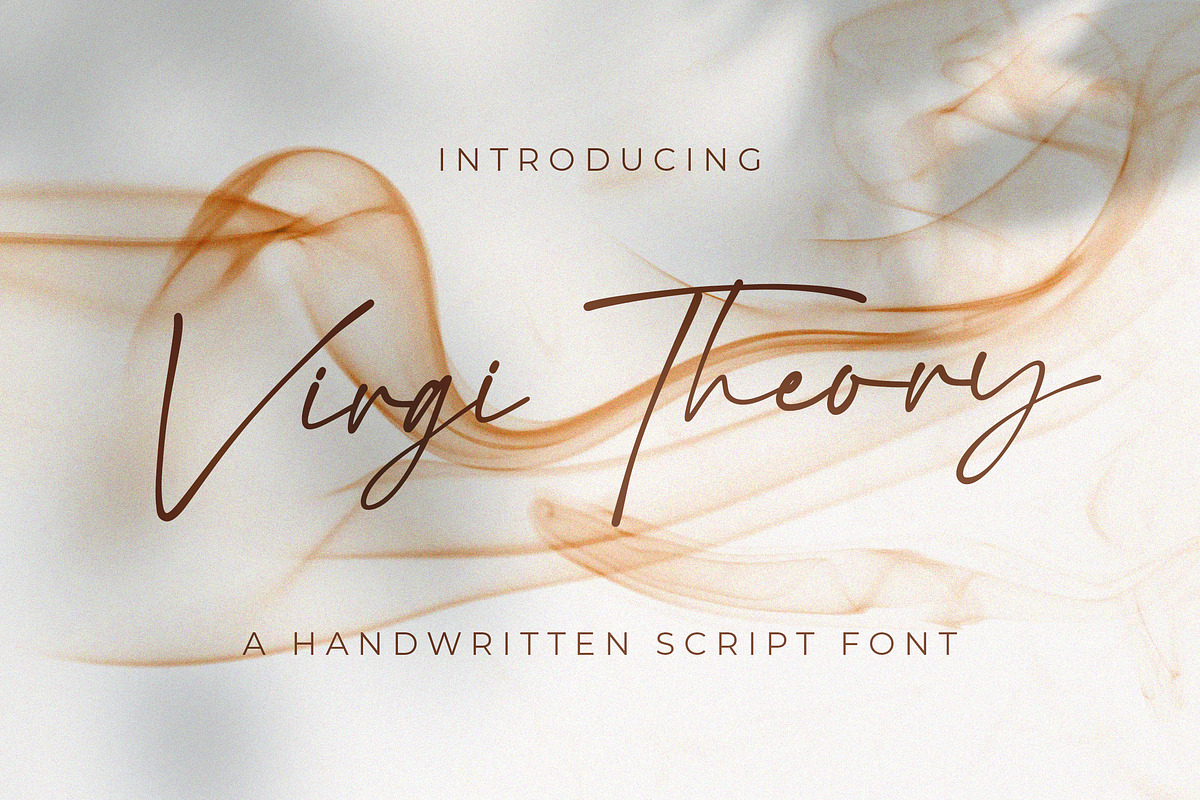 Virgi Theory - Handwritten Font, a Handwritten Font by StringLabs (Photo 1 of 11)