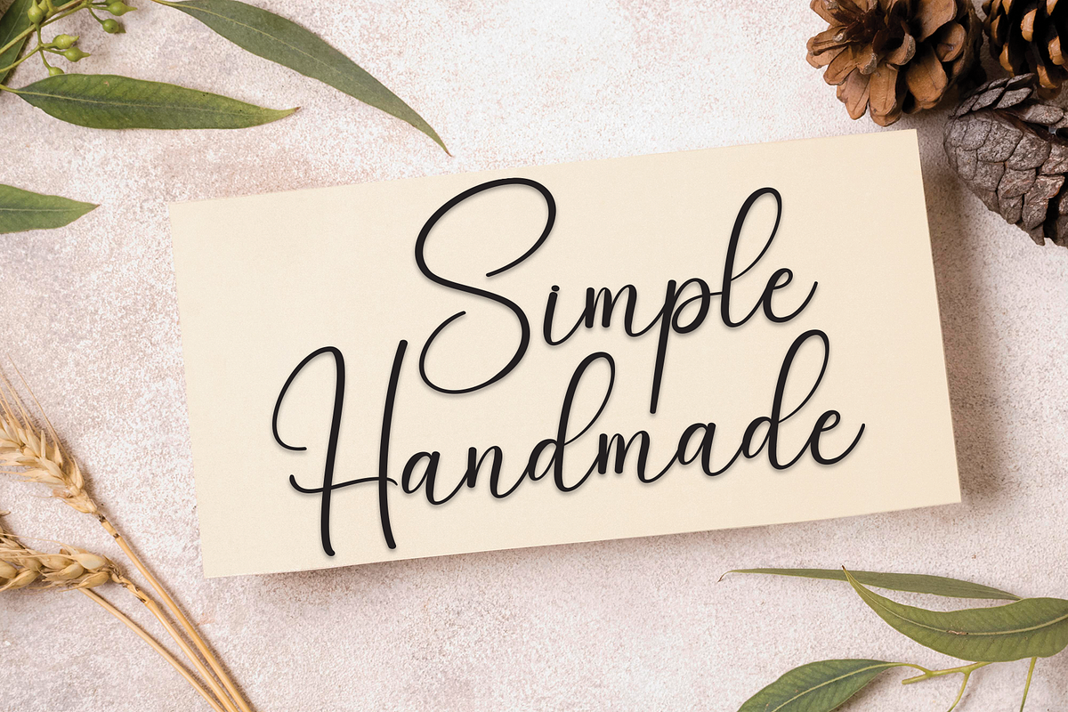 Mockup Vintage | Script Font, a Handwritten Font by Scratchones (Photo 4 of 9)