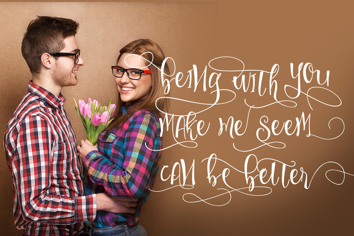 Sweetline Typeface preview 4