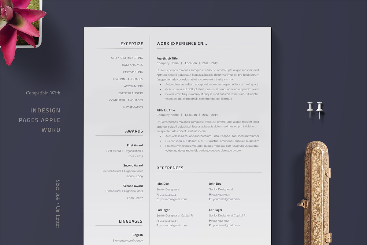 Resume Template, a Resume Template by Astut (Photo 6 of 6)