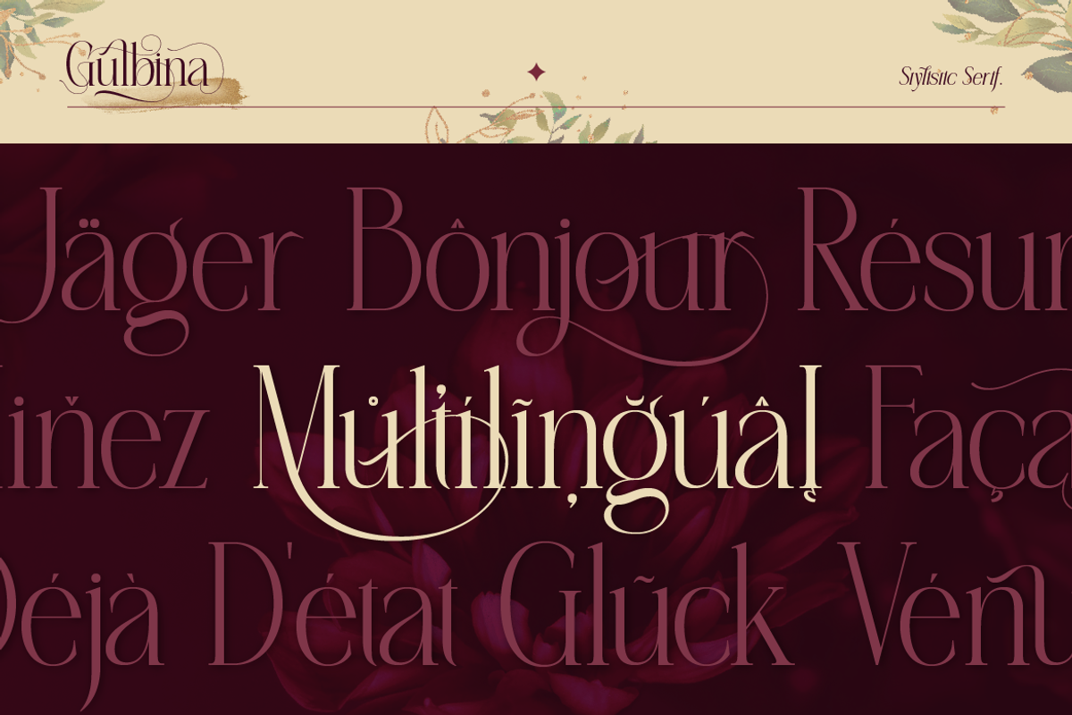 Gulbina, a Serif Font by Burntilldead (Photo 11 of 12)